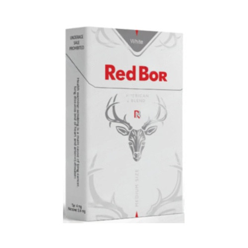 Red Bor White Medium Size